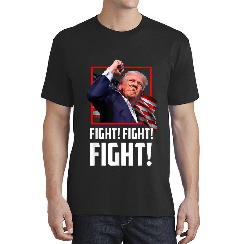 Donald Trump Fight Fighting Fighters Supporters Americans Unisex Polo Jersey Sport Shirts