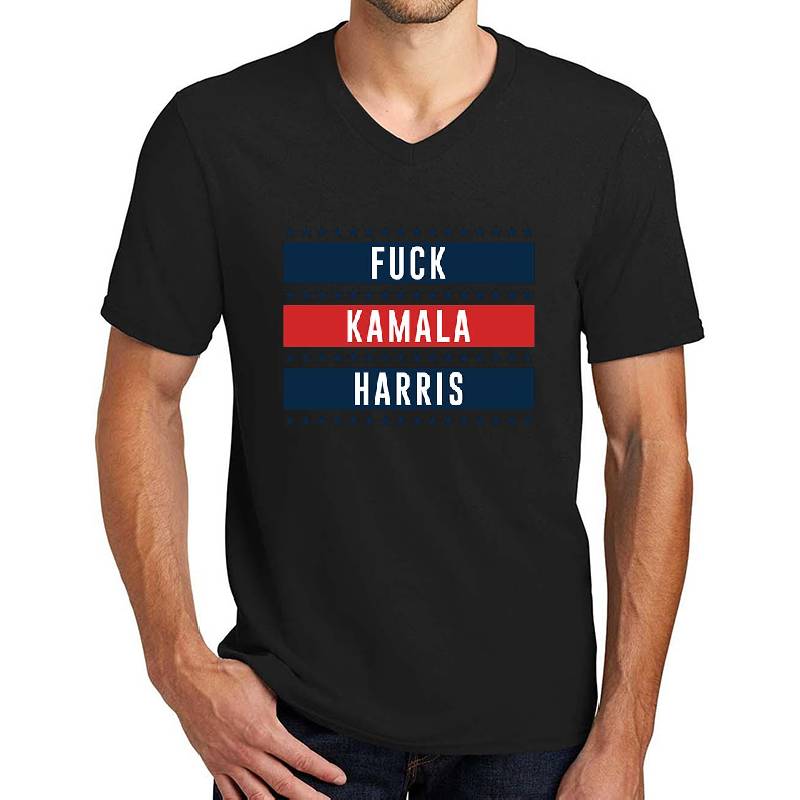 Fuck Kamala Harris Premium Flat Bill Snapback Caps