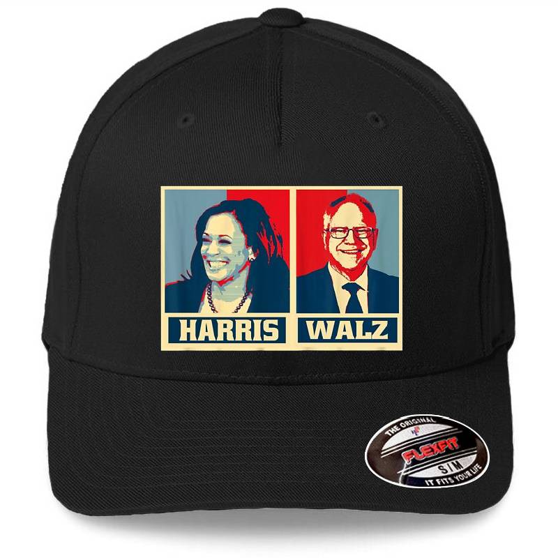 Harris Walz kamala harris Walz Tim Walz Harris Walz 2024 Premium Flat Bill Snapback Caps