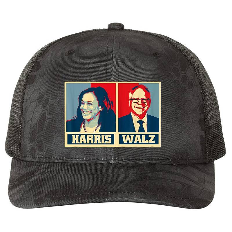 Harris Walz kamala harris Walz Tim Walz Harris Walz 2024 Premium Flat Bill Snapback Caps