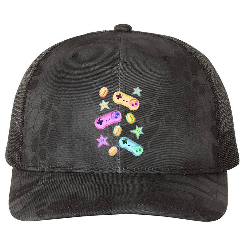 Gamer Candi Premium Flat Bill Snapback Caps