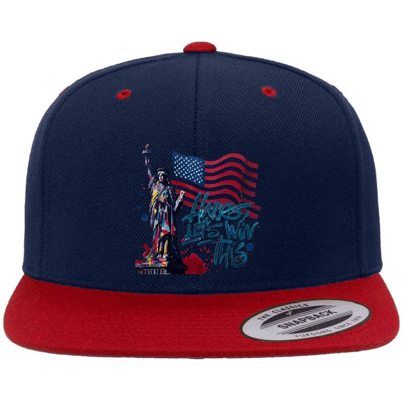  harris walz for america Richardson Premium Trucker Snapback Caps