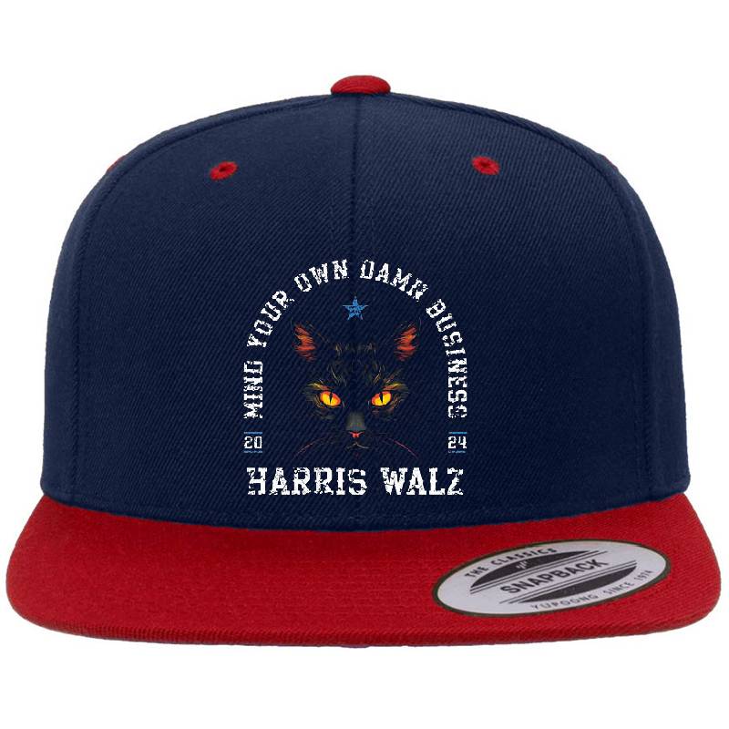 Harris Walz 2024 - Mind Your Own Damn Business Richardson Premium Trucker Snapback Caps