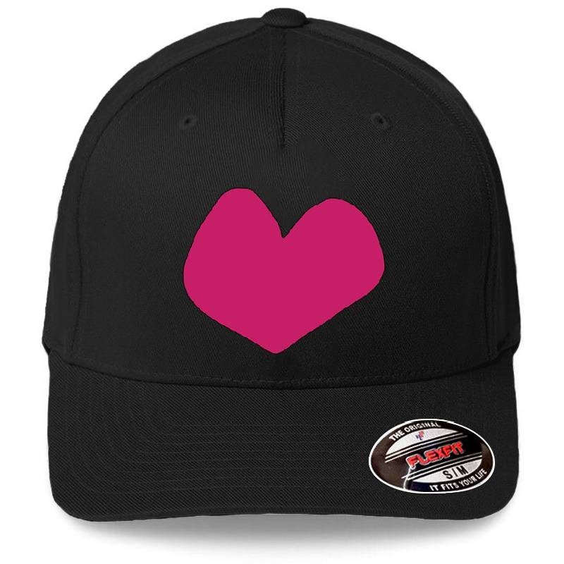 Love in full color: Michi and Yoshirin's heart Premium Flat Bill Snapback Caps