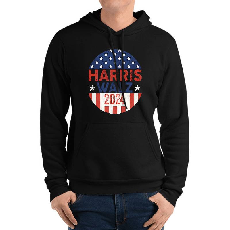 Harris Walz 2024 Kamala Harris Tim Waltz Vintage Button Richardson Premium Trucker Snapback Caps