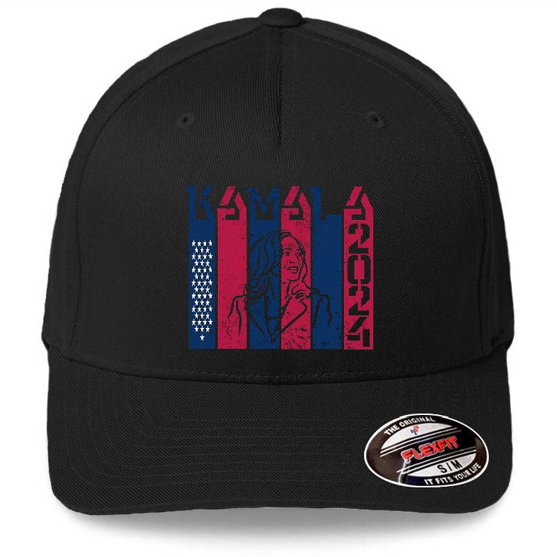 KAMALA 2024 American flag Richardson Premium Trucker Snapback Caps