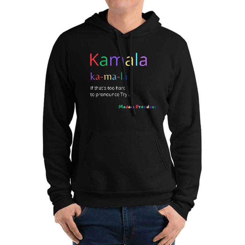 Kamala If that's too hard to pronounce try Madam President Premium Flat Bill Snapback Caps