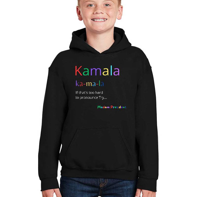 Kamala If that's too hard to pronounce try Madam President Premium Flat Bill Snapback Caps