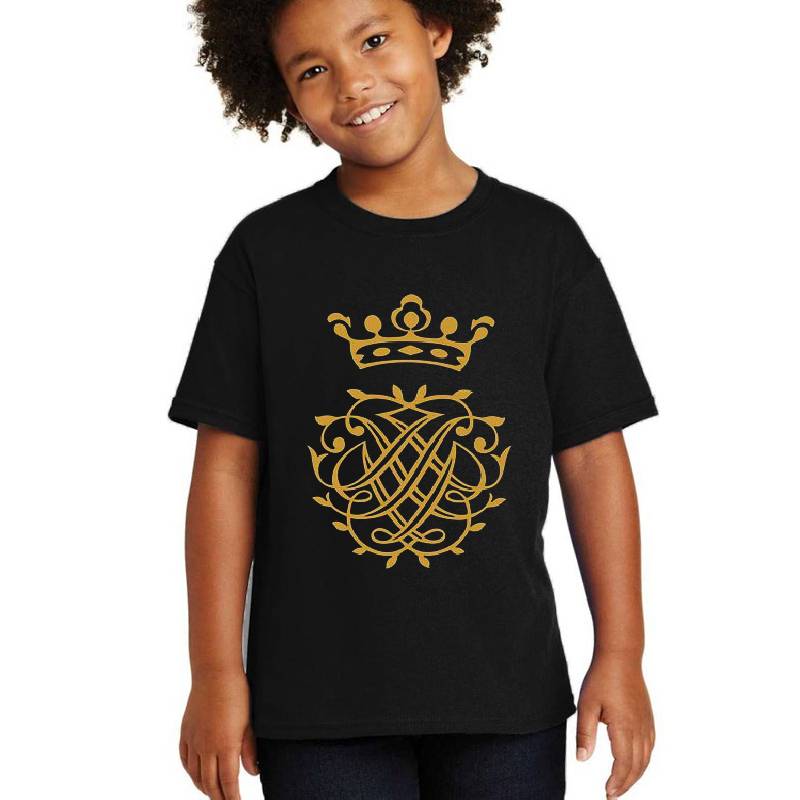 Johann Sebastian Bach - Monogram - Old Gold - RB Unisex V-Neck T-Shirts