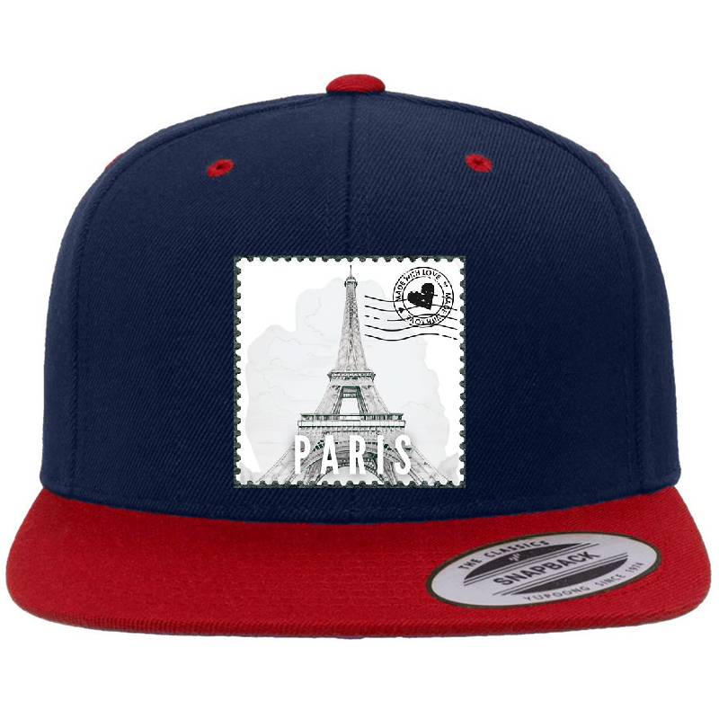 Elegance of Eiffel Tower Paris Richardson Premium Trucker Snapback Caps