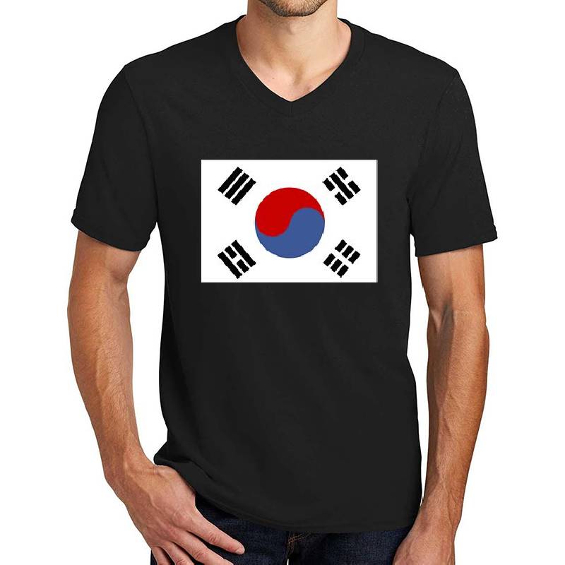 Korea Flag Unisex Polo Jersey Sport Shirts