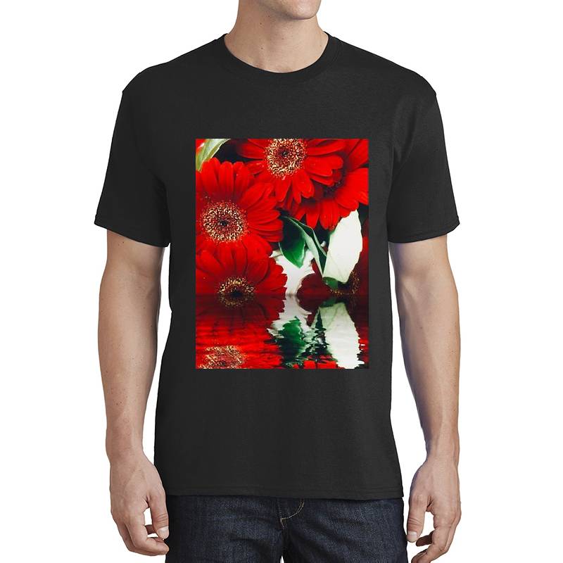 Red flowers Richardson Premium Trucker Snapback Caps