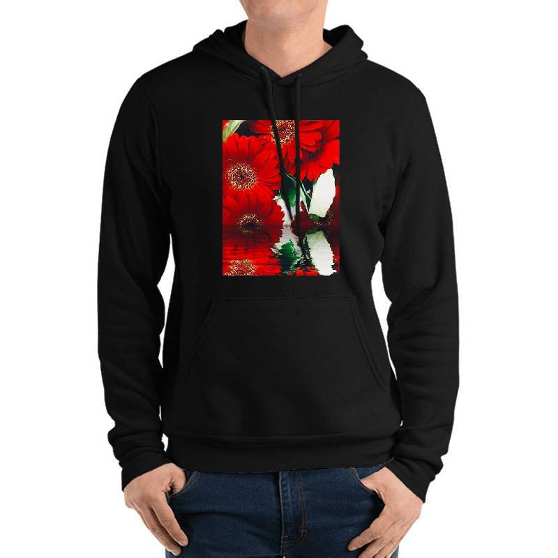 Red flowers Richardson Premium Trucker Snapback Caps