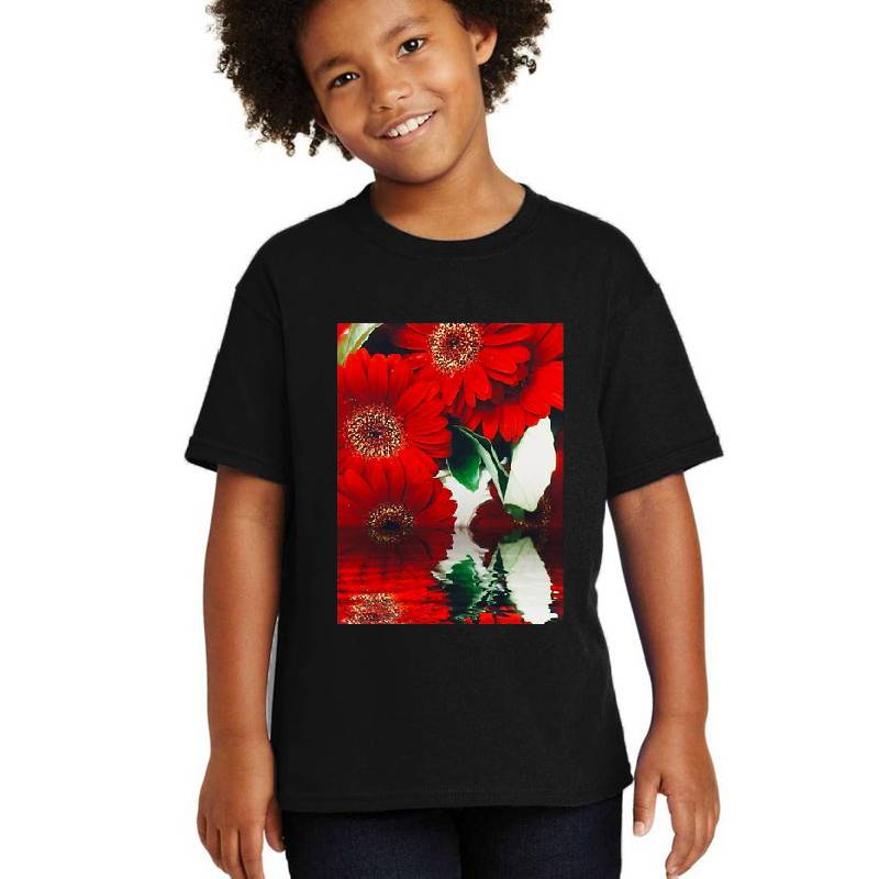 Red flowers Richardson Premium Trucker Snapback Caps