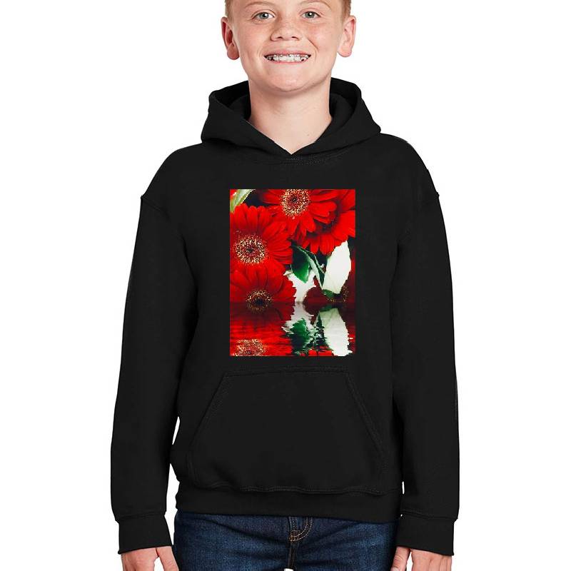 Red flowers Richardson Premium Trucker Snapback Caps