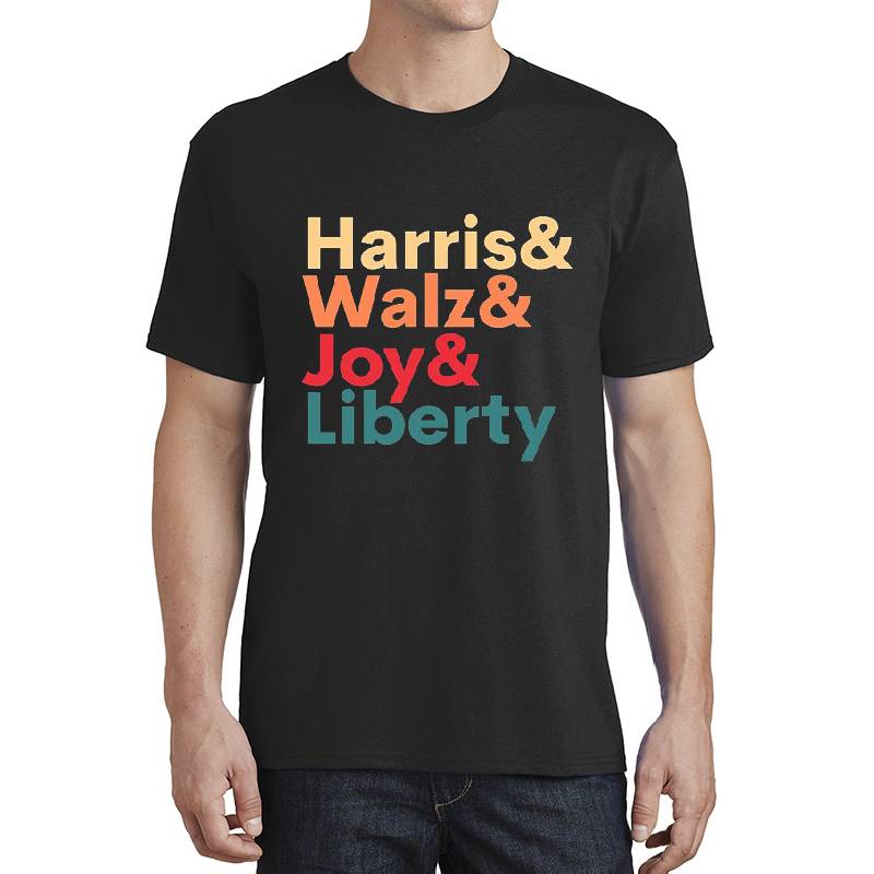 Harris Walz  Joy  Liberty - Harris & Walz & Joy & Liberty Unisex Polo Jersey Sport Shirts