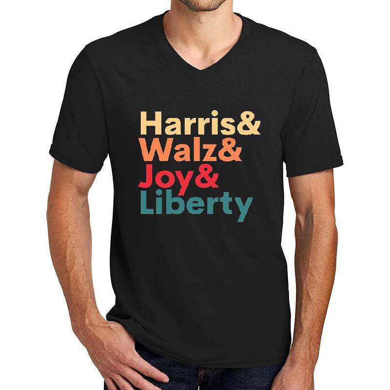 Harris Walz  Joy  Liberty - Harris & Walz & Joy & Liberty Unisex Polo Jersey Sport Shirts