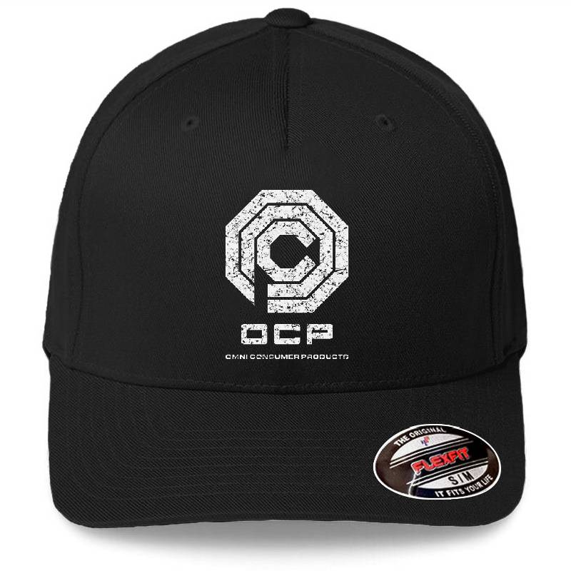 OCP Distressed Graphic T-Shirt – Robocop Movie Retro Sci-Fi Fan Apparel Unisex Polo Jersey Sport Shirts