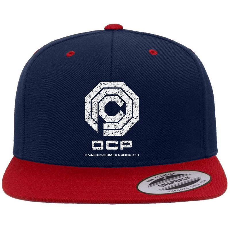 OCP Distressed Graphic T-Shirt – Robocop Movie Retro Sci-Fi Fan Apparel Unisex Polo Jersey Sport Shirts