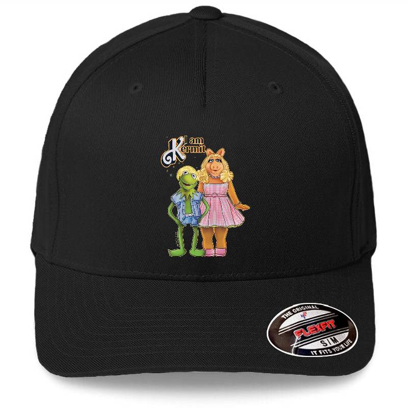 I am KERmit Premium Flat Bill Snapback Caps
