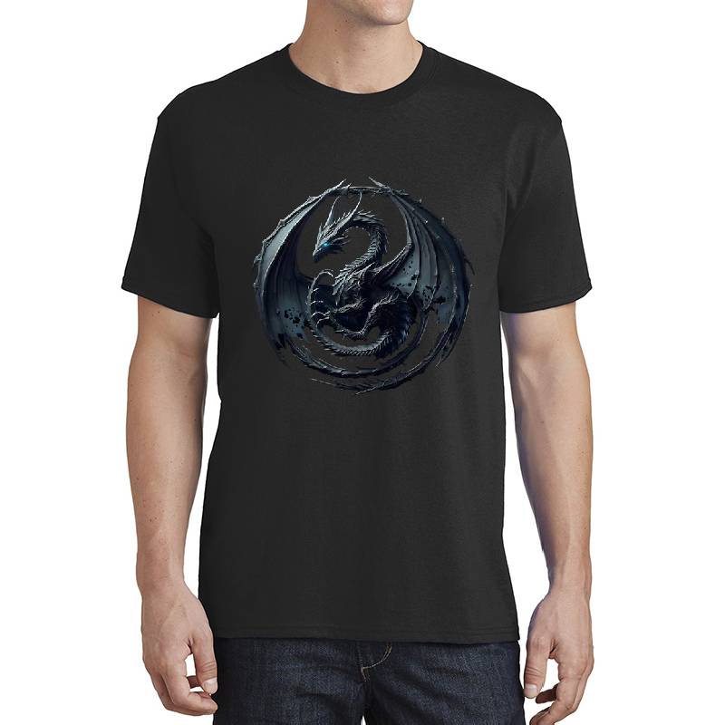  Dark Gothic Dragon Emblem Unisex Polo Jersey Sport Shirts