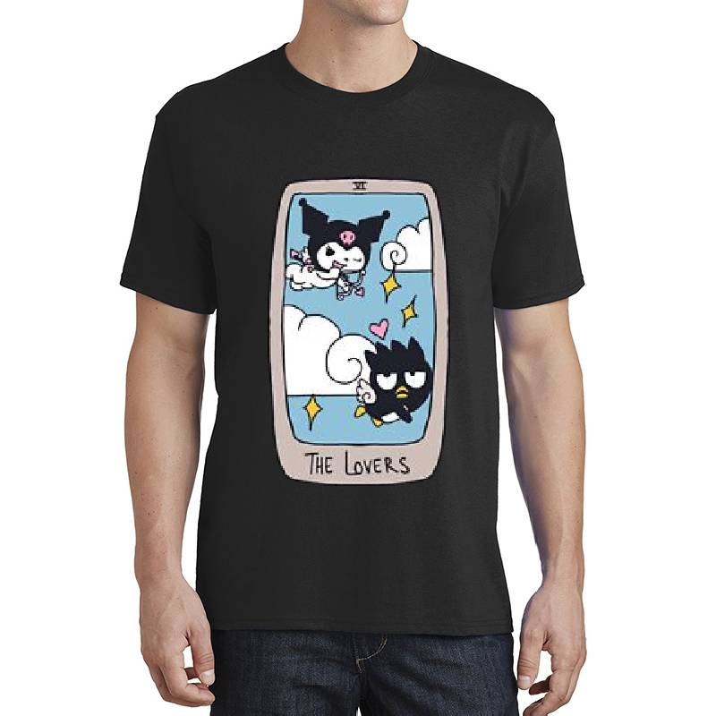 Sanrio Tarot “The Lovers” Kuromi and Badtz  Youth T-Shirts
