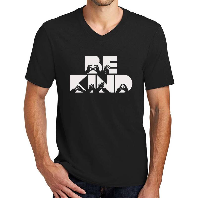 Be Kind Sign Language Bsl Custom Gift For Men Women Unisex Polo Jersey Sport Shirts