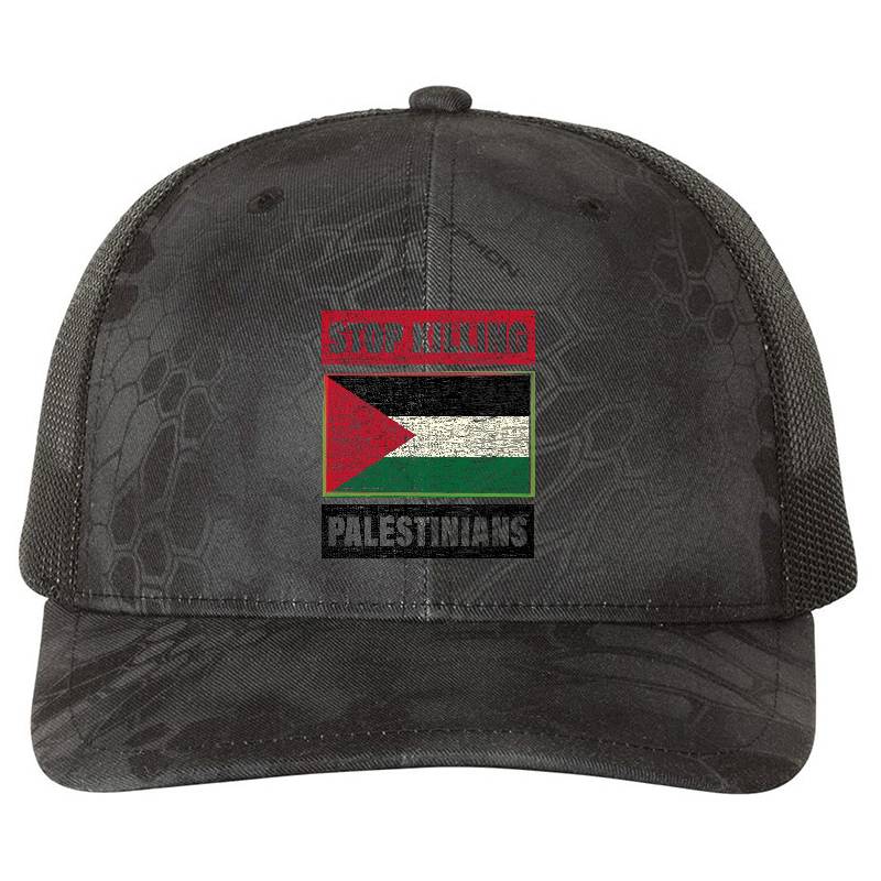 Stop Killing Palestinians, Human Rights for Gaza Flexfit Baseball Caps