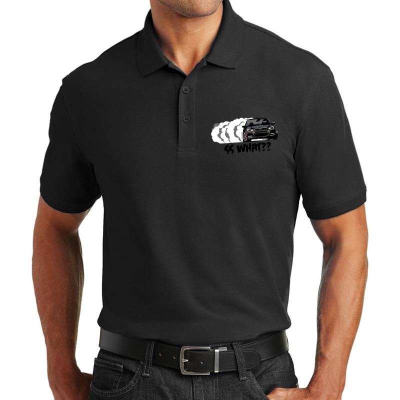 2016-17 Chevy Ss- Phantom Black Unisex Polo Jersey Sport Shirt Men Black