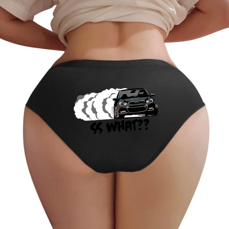 2016-17 Chevy Ss- Phantom Black Women Underwear Panties Women Black