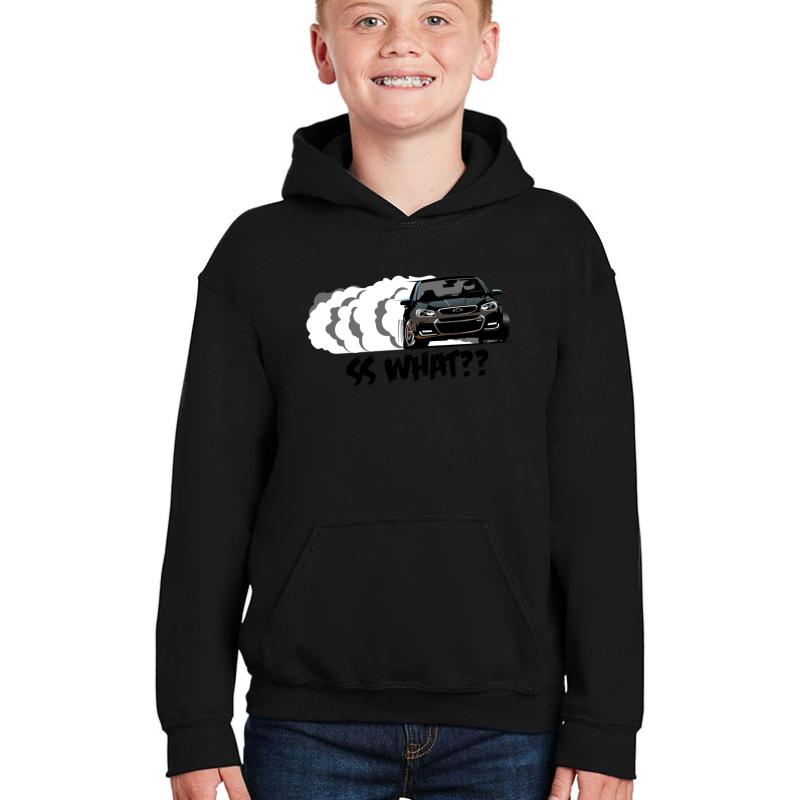 2016-17 Chevy Ss- Phantom Black Youth Hooded Sweatshirt Boy Black