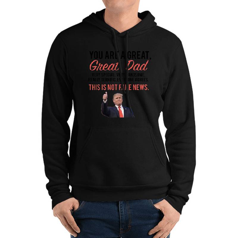 Dad Holiday Gift Fathers day donald trump Youth Hooded Sweatshirts