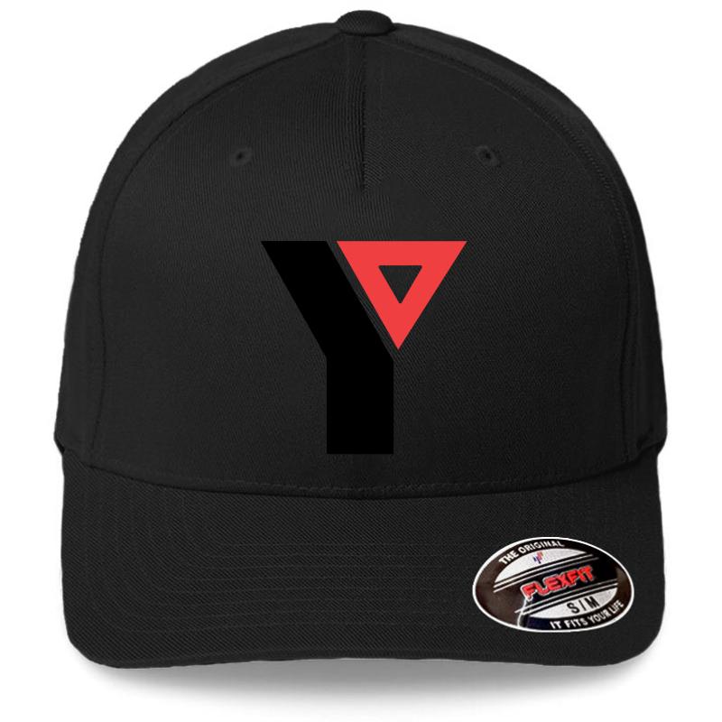 Ymca Old Logo Flexfit Baseball Cap  Black