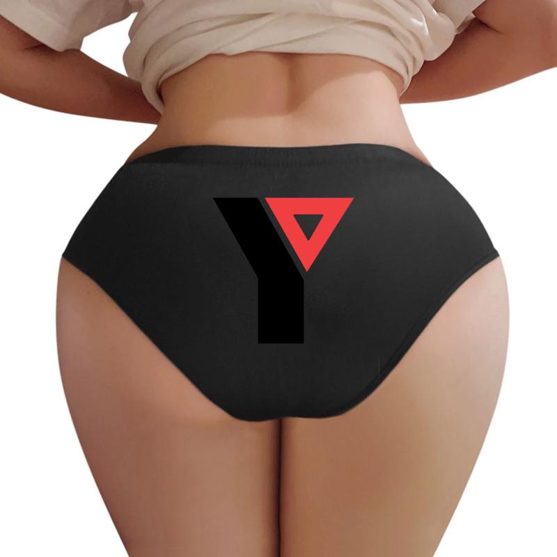 Ymca Old Logo Women Underwear Panties Women Black