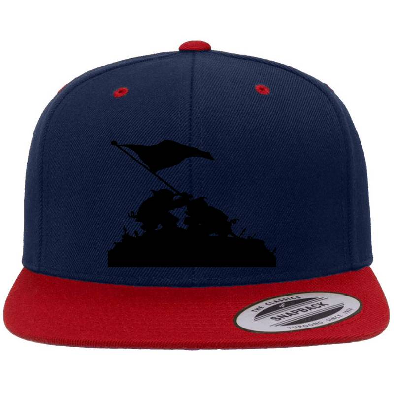 Hogs of War Silhouette  Richardson Premium Trucker Snapback Caps
