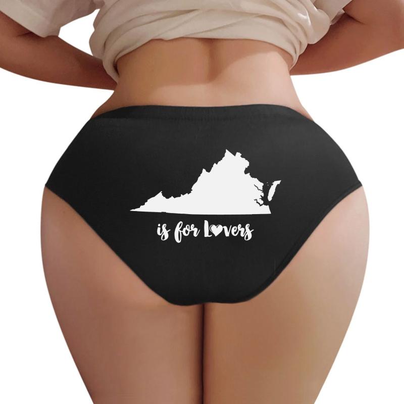 Virginia Is For Lovers Women Underwear Panties Women Black