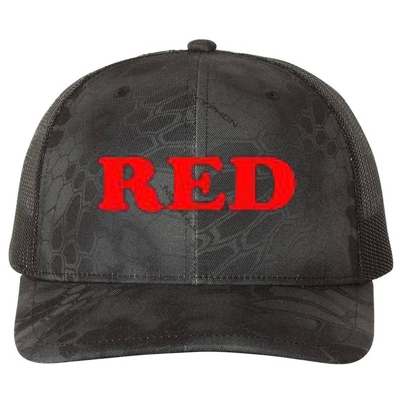 Red Premium Flat Bill Snapback Caps