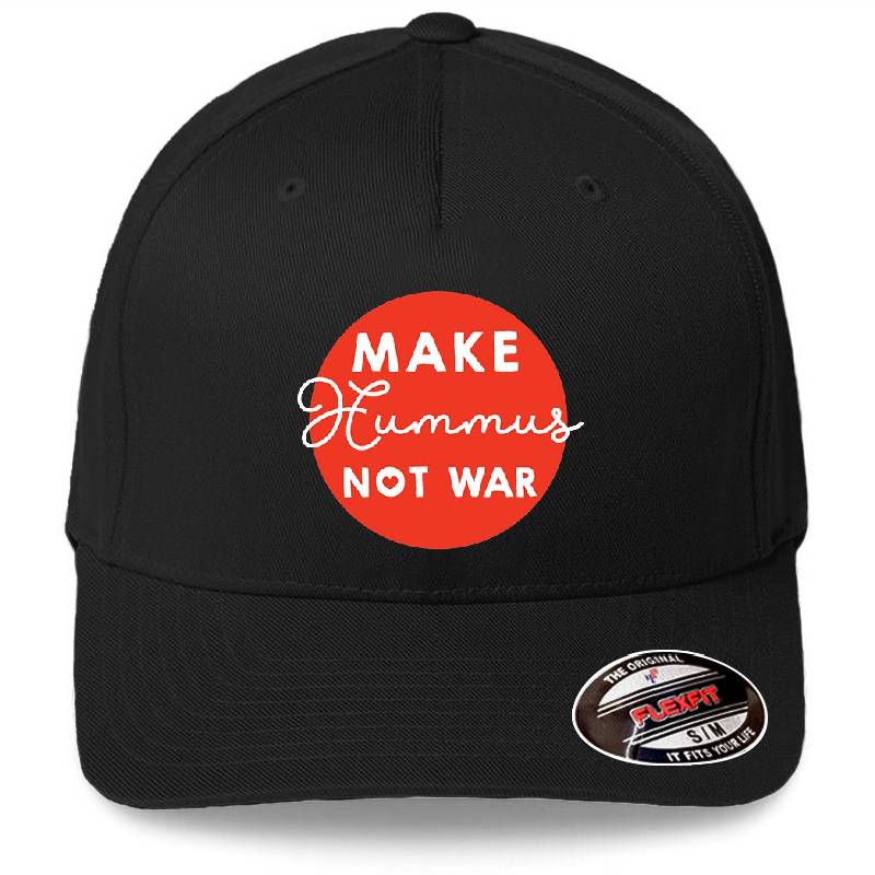 Make Hummus not war Richardson Premium Trucker Snapback Caps