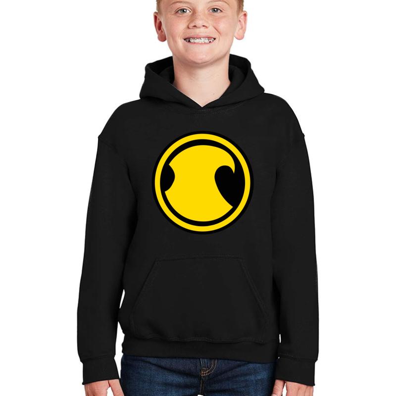 Tim Drake Red Robin's Symbol Youth Hooded Sweatshirt Boy Black