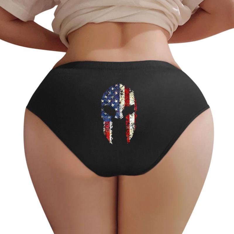 American Spartan Women Underwear Panties Women Black