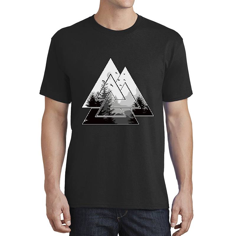 Valknut Symbol  Premium Flat Bill Snapback Caps