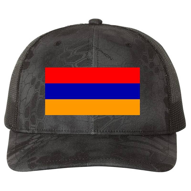 Armenia Flag Premium Flat Bill Snapback Caps