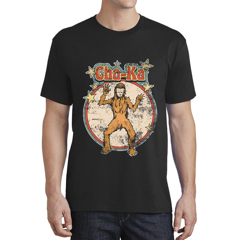 Vintage Cha-Ka Graphic Land Of The Lost Unisex T-Shirt Men Black