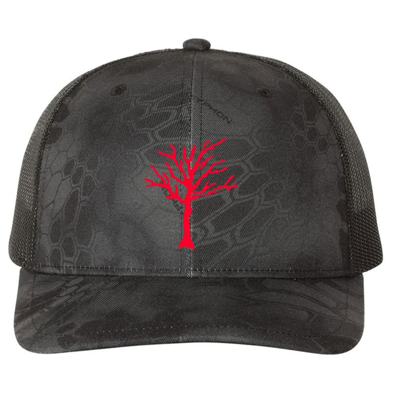 Xxxtentacion The Tree Of Life Tattoo Richardson Premium Trucker Snapback Cap  Kryptek Typhon Black