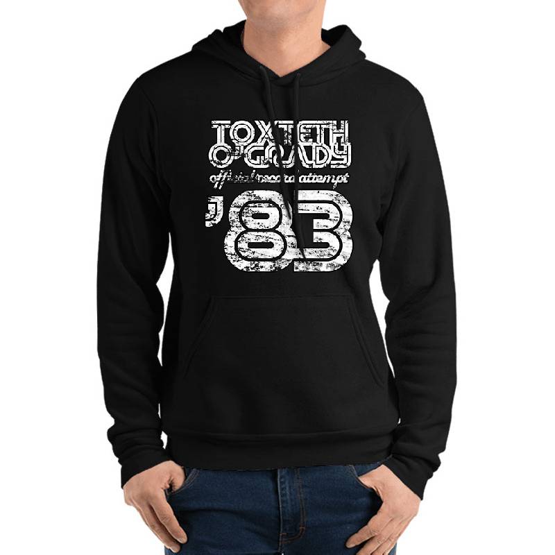 Toxteth O'Grady, official record attempt 1983 Youth Hooded Sweatshirts