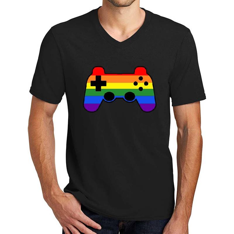 Gay Gamer Gaming Pride T-Shirts For Gaymers (and more!) Flexfit Baseball Caps