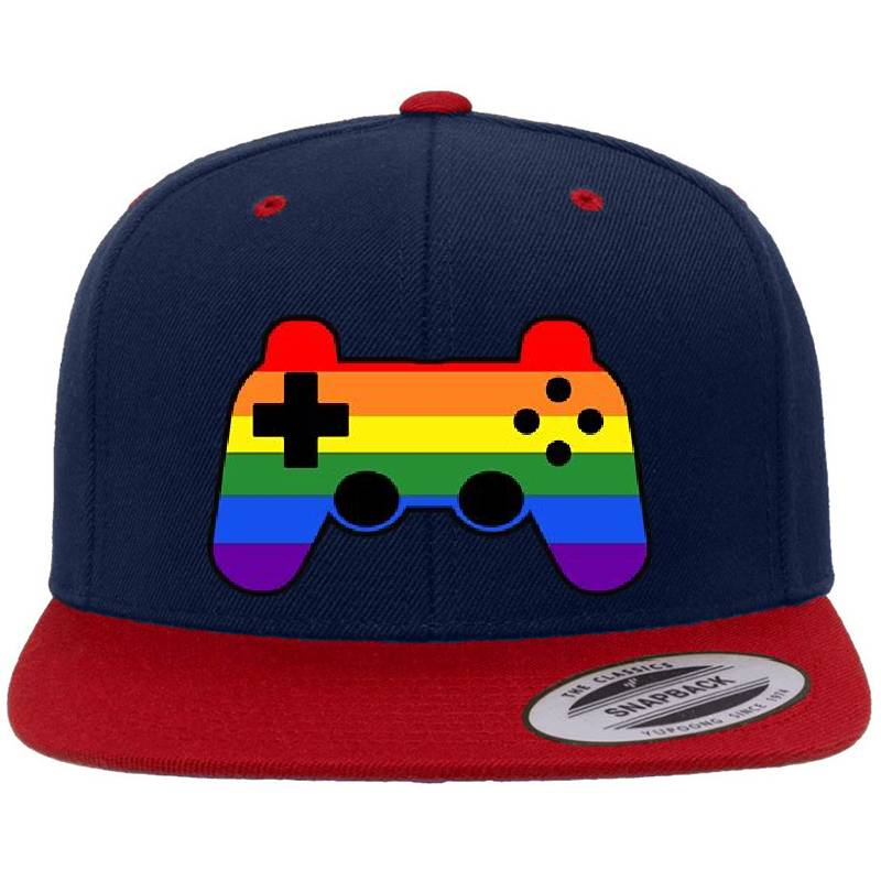 Gay Gamer Gaming Pride T-Shirts For Gaymers (and more!) Flexfit Baseball Caps
