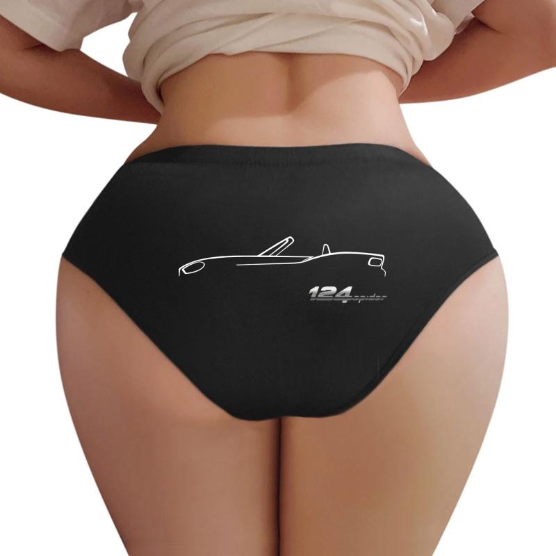 124 Spider Profile Women Underwear Panties Women Black