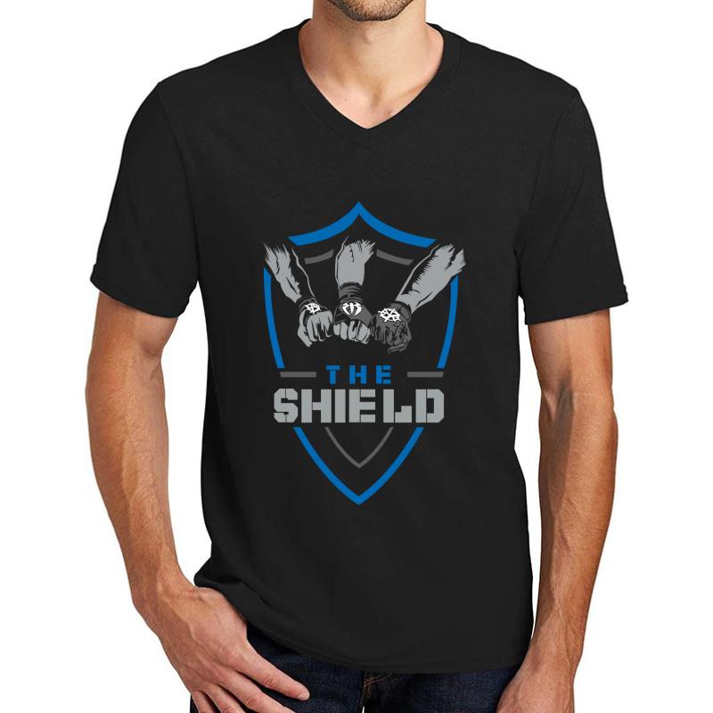 Wwe The Shield Unisex V-Neck T-Shirt Men Black