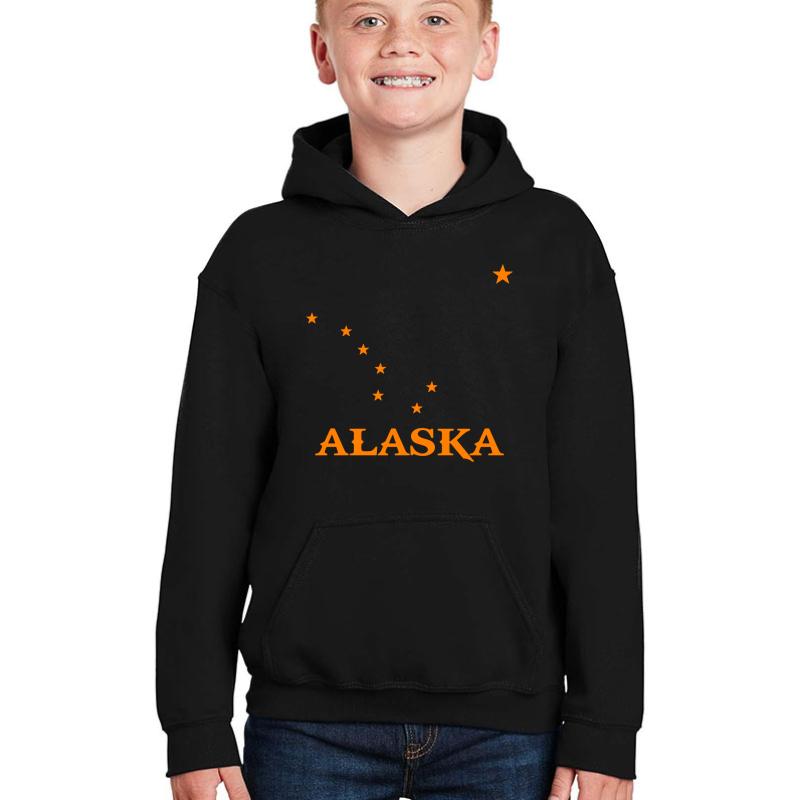 Alaska Youth Hooded Sweatshirt Boy Black